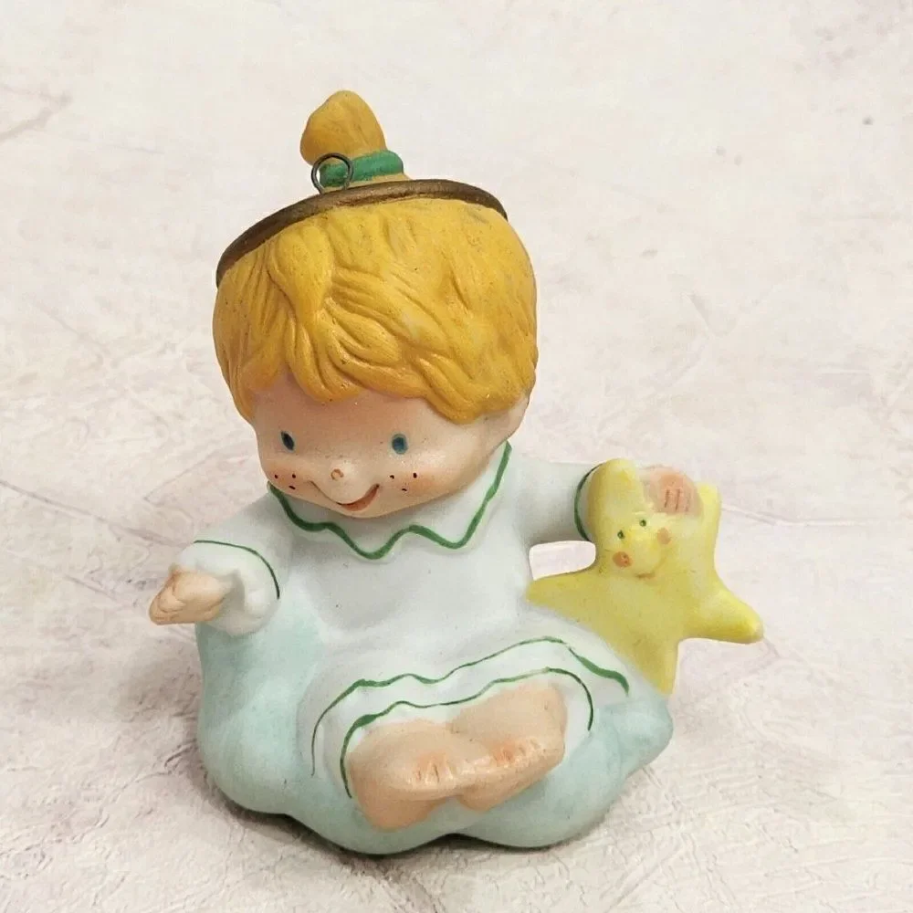 2 Hallmark Keepsake Christmas Ornaments KATYBETH/BETSEY CLARK Porcelain‎